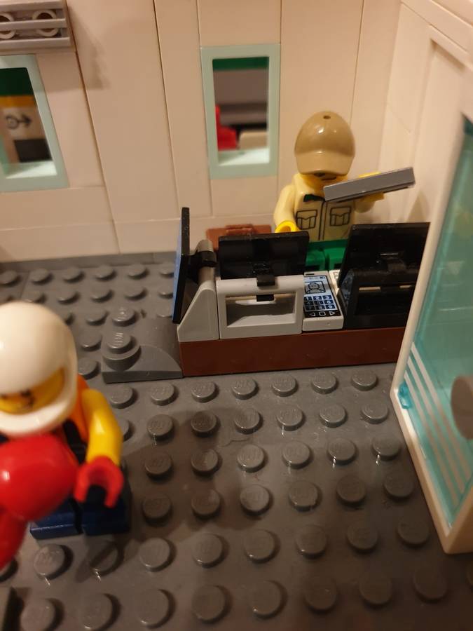 Vasútállomás Lego Cityben