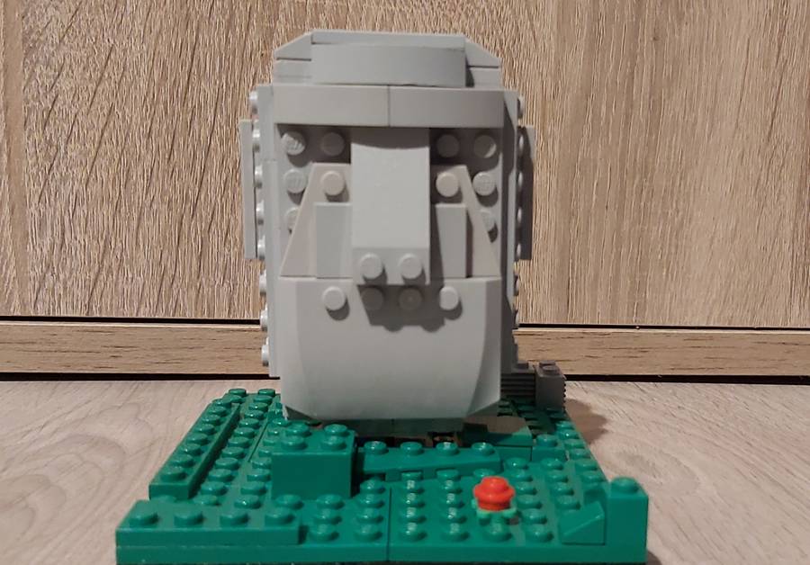 Moai kő fej 