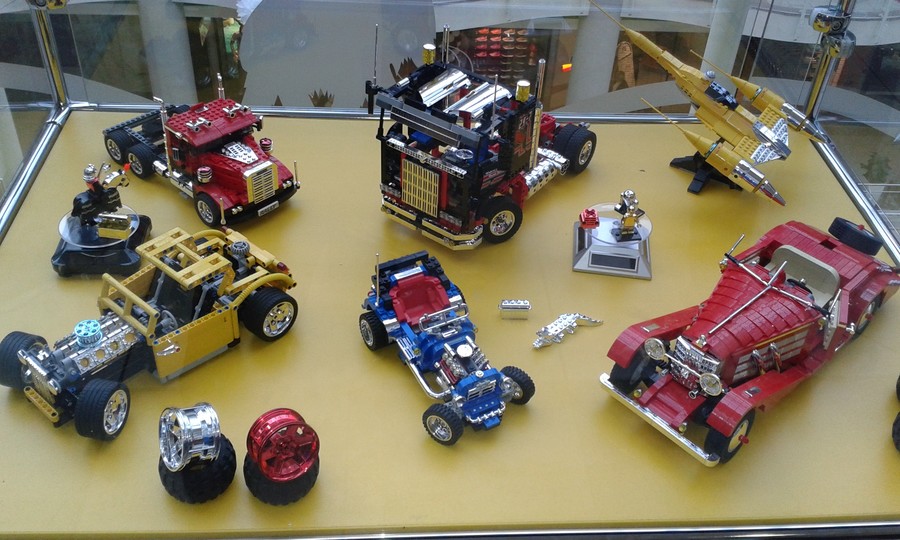 Lego kiállítást láttunk