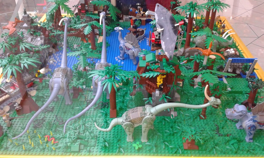 Lego kiállítást láttunk