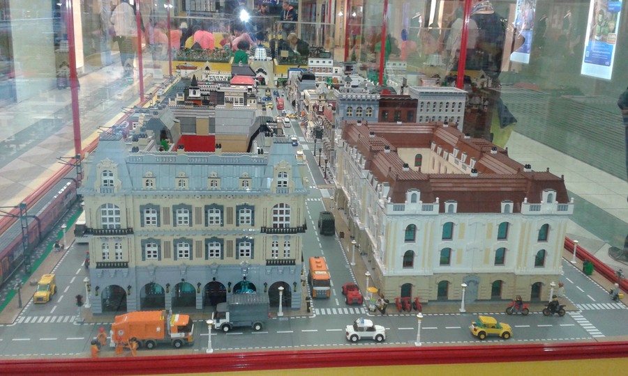 Lego kiállítást láttunk
