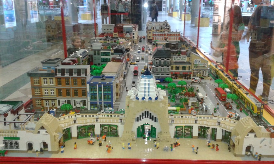 Lego kiállítást láttunk