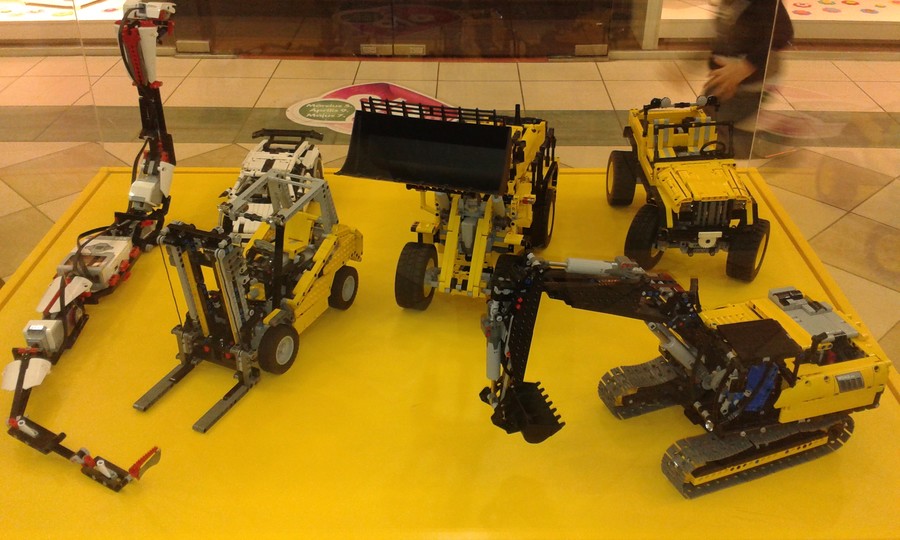 Lego kiállítást láttunk