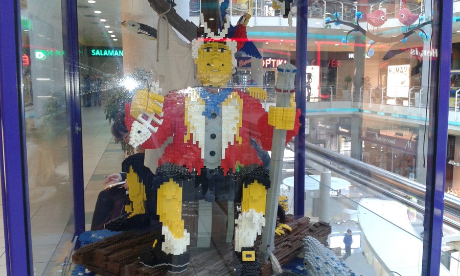 Lego kiállítást láttunk