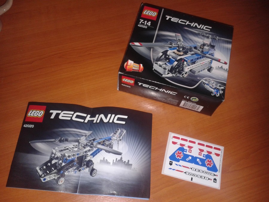 Technic egyrotoros helikopter