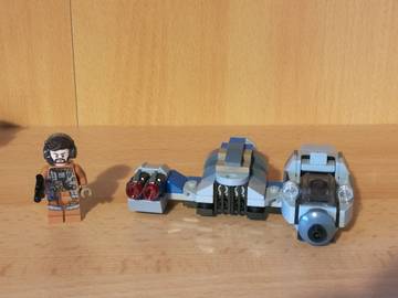 Ski Speeder vs. First Order Walker Microfighters