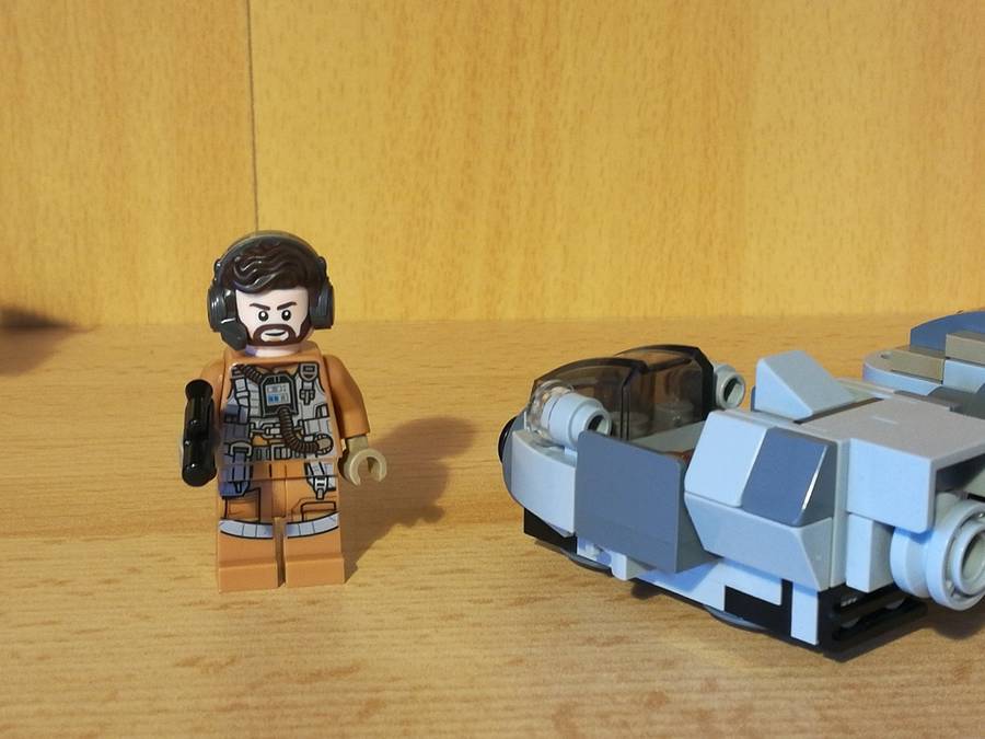 Ski Speeder vs. First Order Walker Microfighters