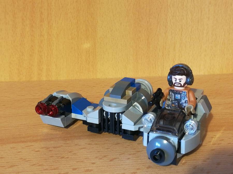 Ski Speeder vs. First Order Walker Microfighters