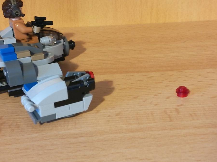 Ski Speeder vs. First Order Walker Microfighters