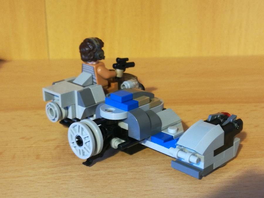Ski Speeder vs. First Order Walker Microfighters