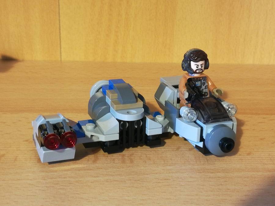 Ski Speeder vs. First Order Walker Microfighters