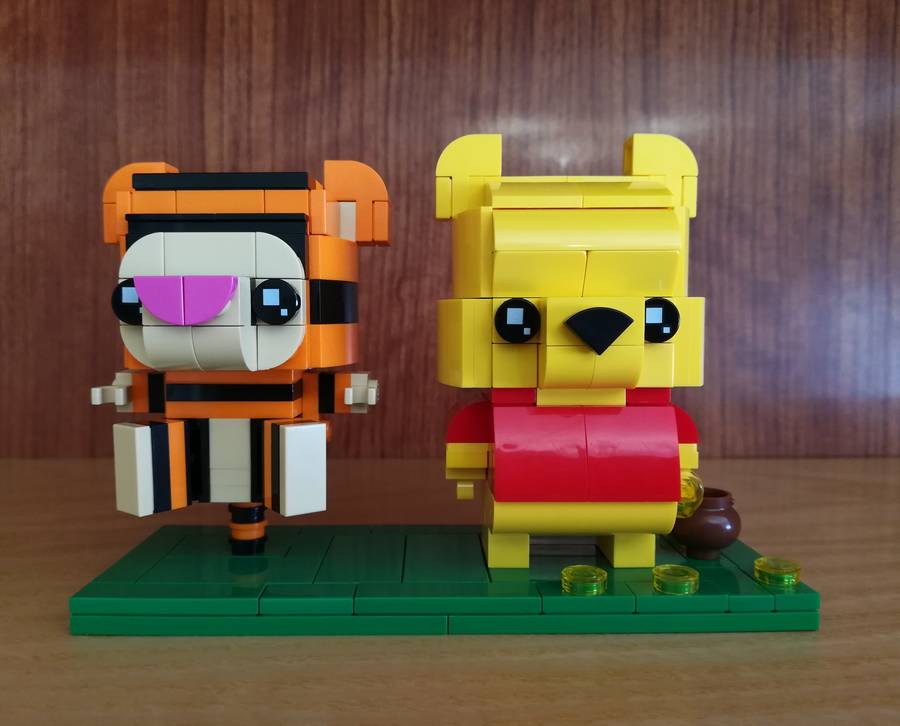 BrickHeadz Micimackó és Tigris