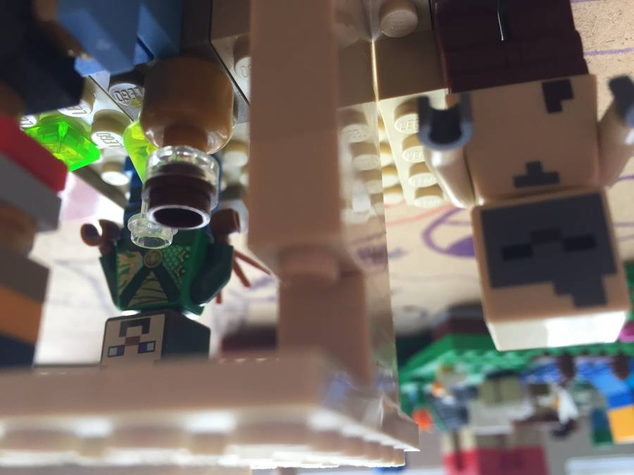 Minecraft: Sivatagi jelenet.