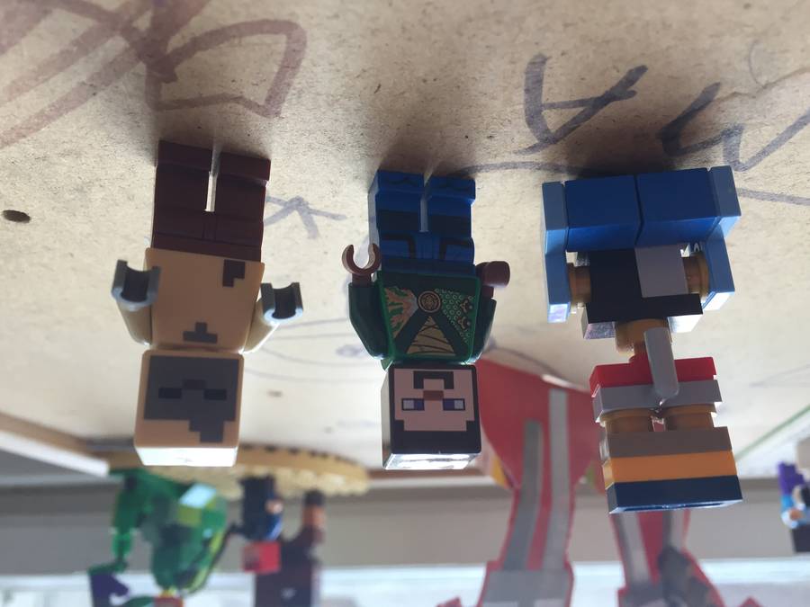 Minecraft: Sivatagi jelenet.