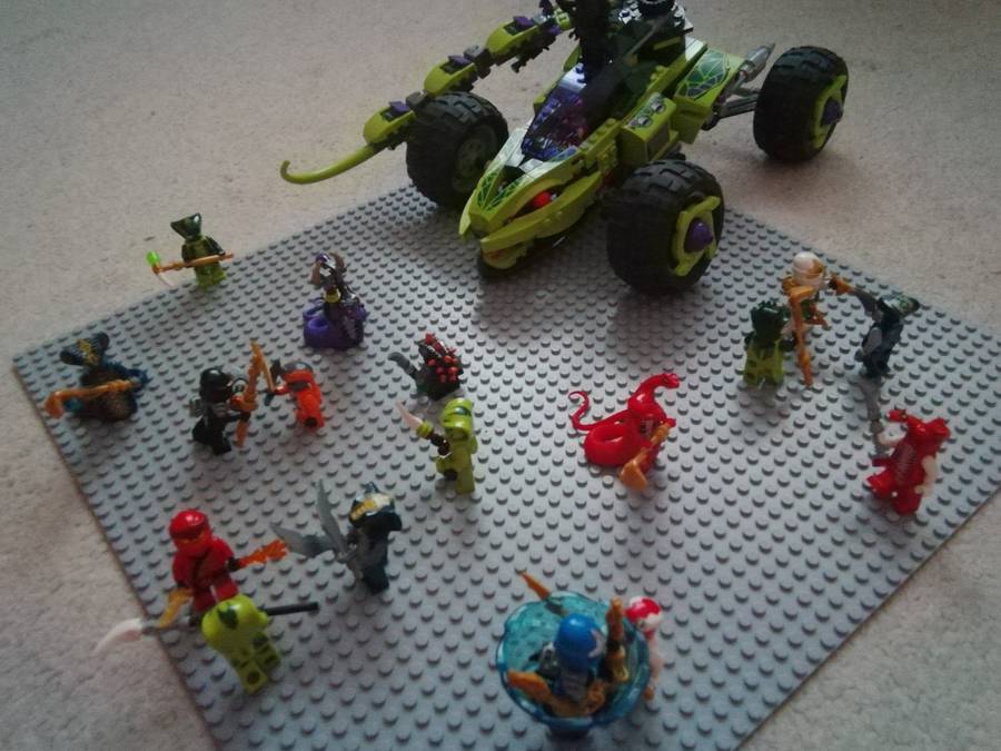 Ninjago csatajelenet