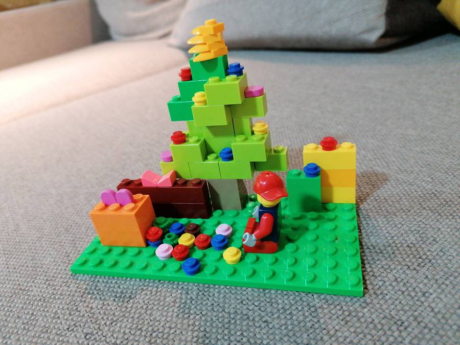 Karácsonyi lego. 