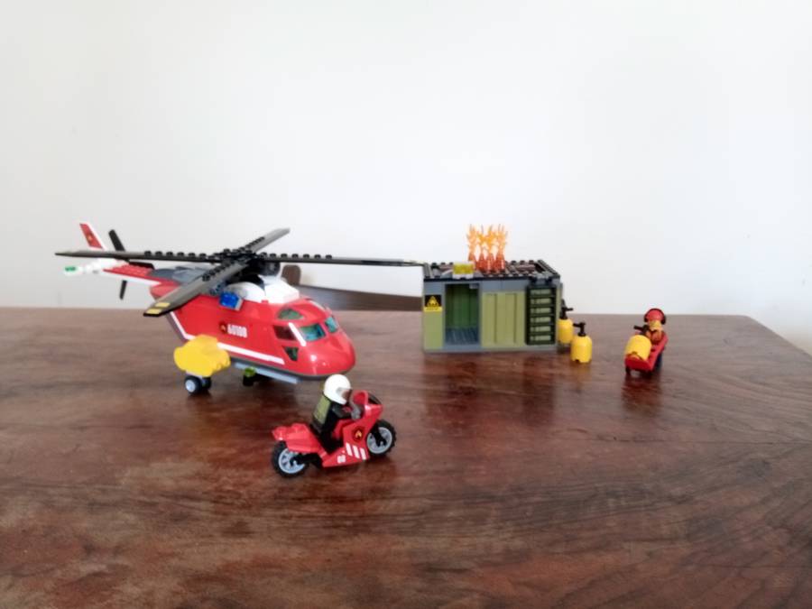 A tűzoltó helikopter