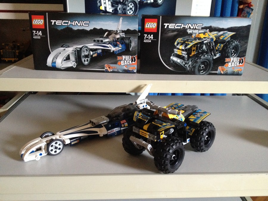 42033+42034 Csúcstartó és Quad bike összeépítése