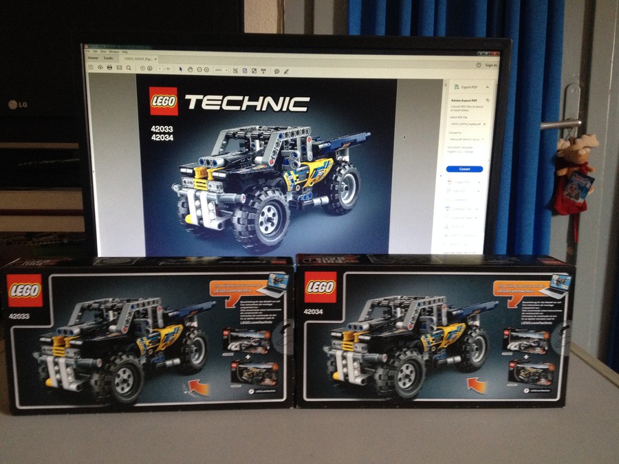 42033+42034 Csúcstartó és Quad bike összeépítése