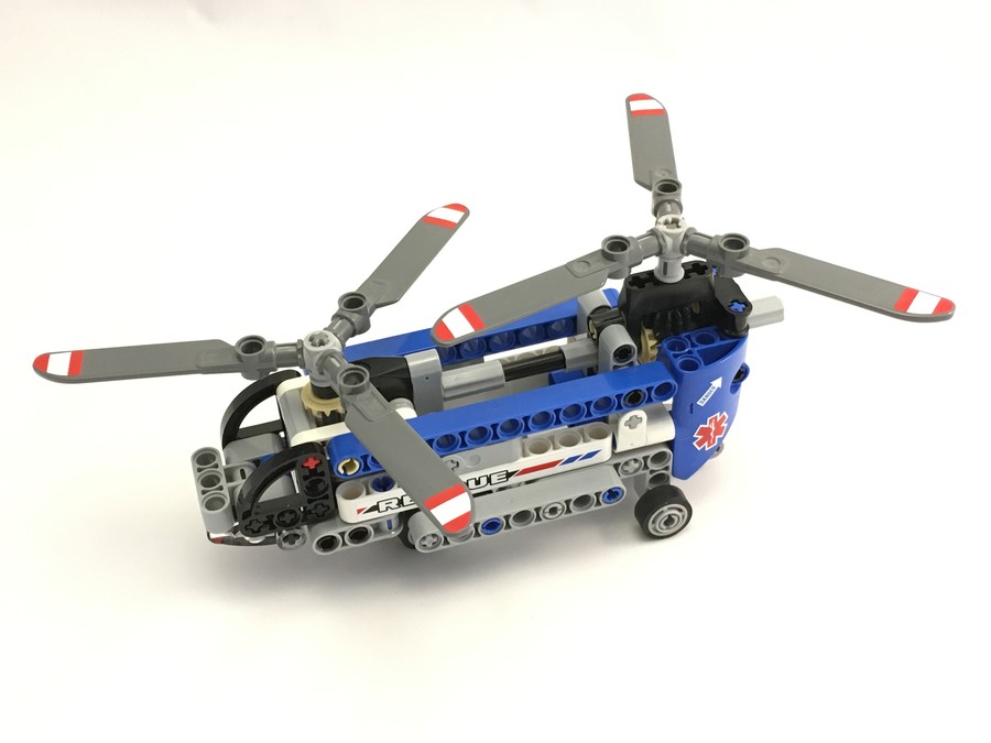 42020 Iker-rotoros helikopter építése
