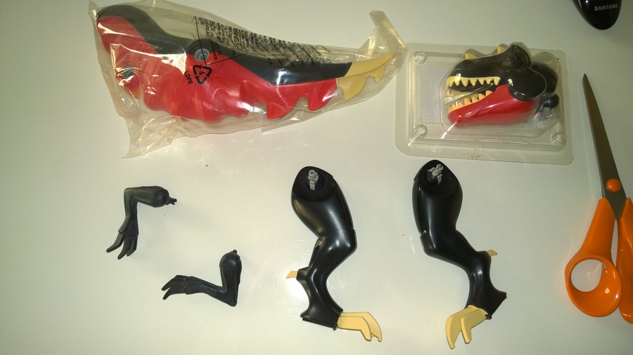 Red T-Rex építése