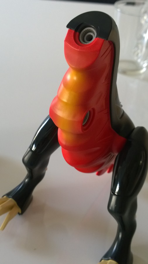 Red T-Rex építése