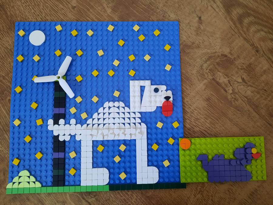 Legokép