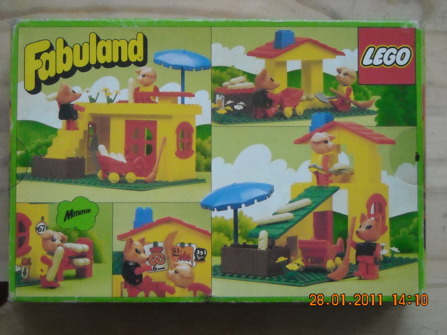 LEGO Fabuland  3667 Bakery  készletet 1982