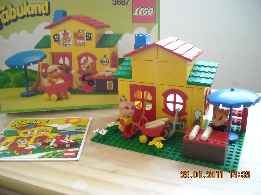 LEGO Fabuland  3667 Bakery  készletet 1982