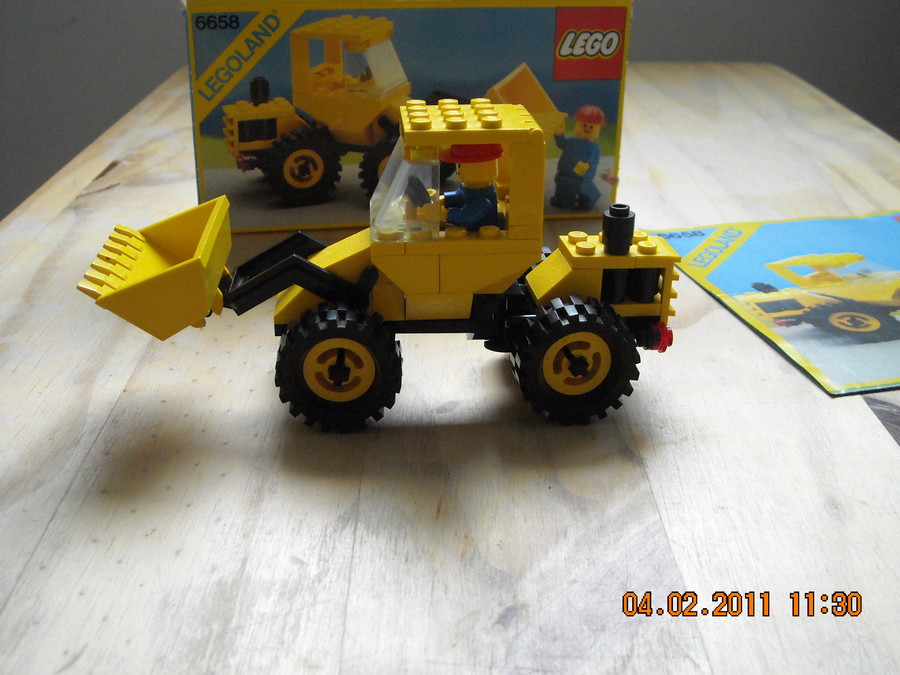 LEGO  City 6658  Bulldozer  1986