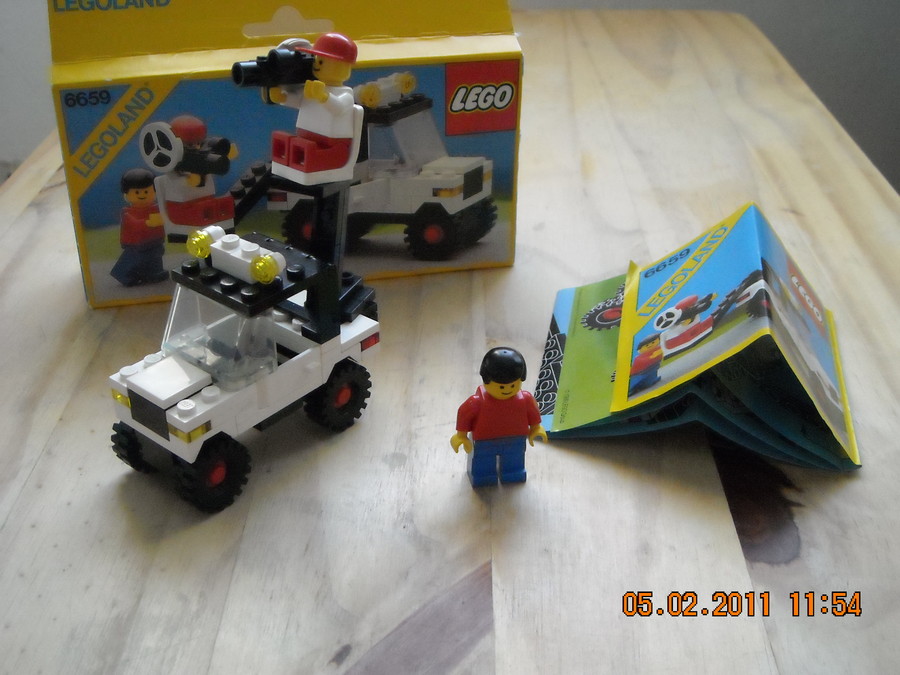 LEGO  City 6659  TV Camera Crew  1986