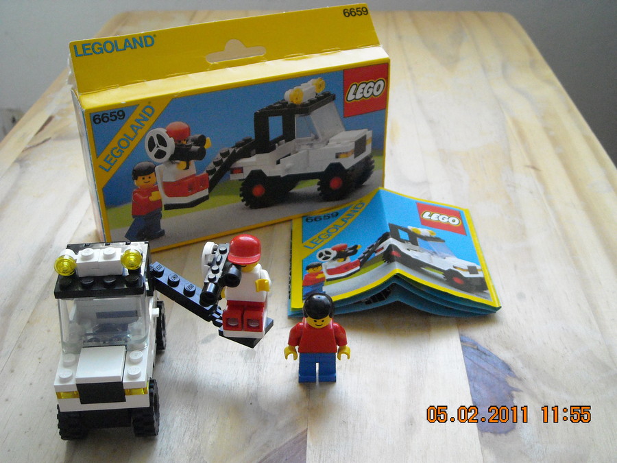 LEGO  City 6659  TV Camera Crew  1986