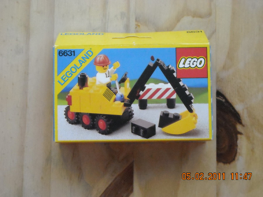 LEGO  City  6631  Steam Shovel  1985