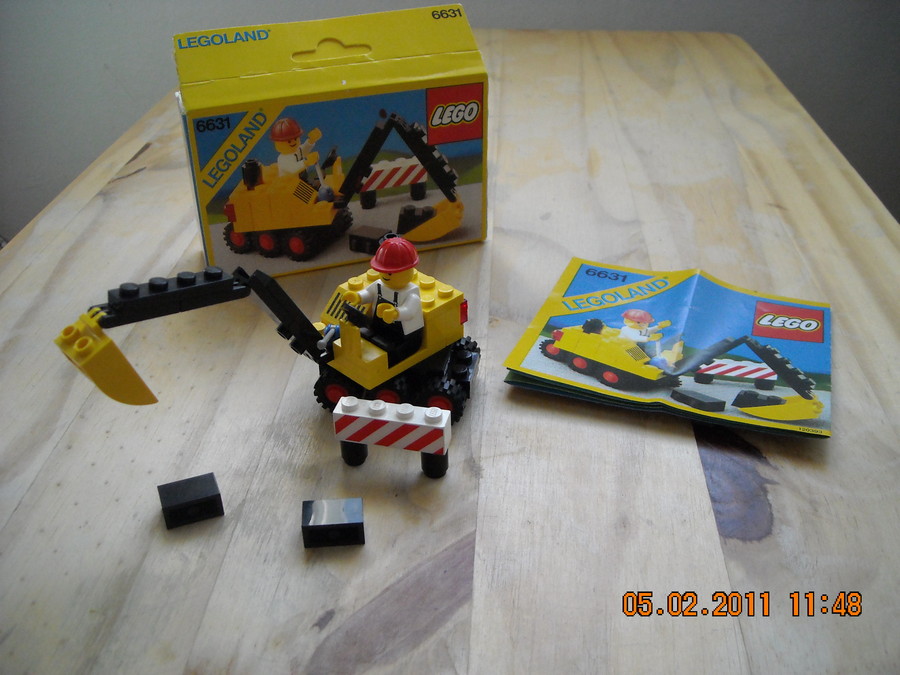 LEGO  City  6631  Steam Shovel  1985