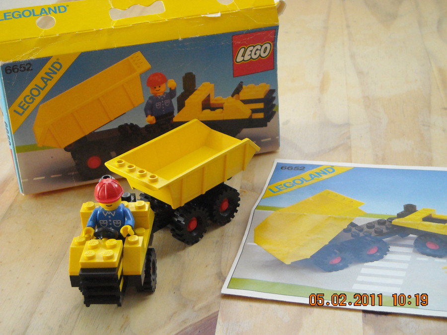 LEGO  City  6652  Construction Truck  1983
