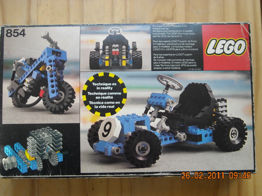 LEGO Technic 854 Go-Kart 1978