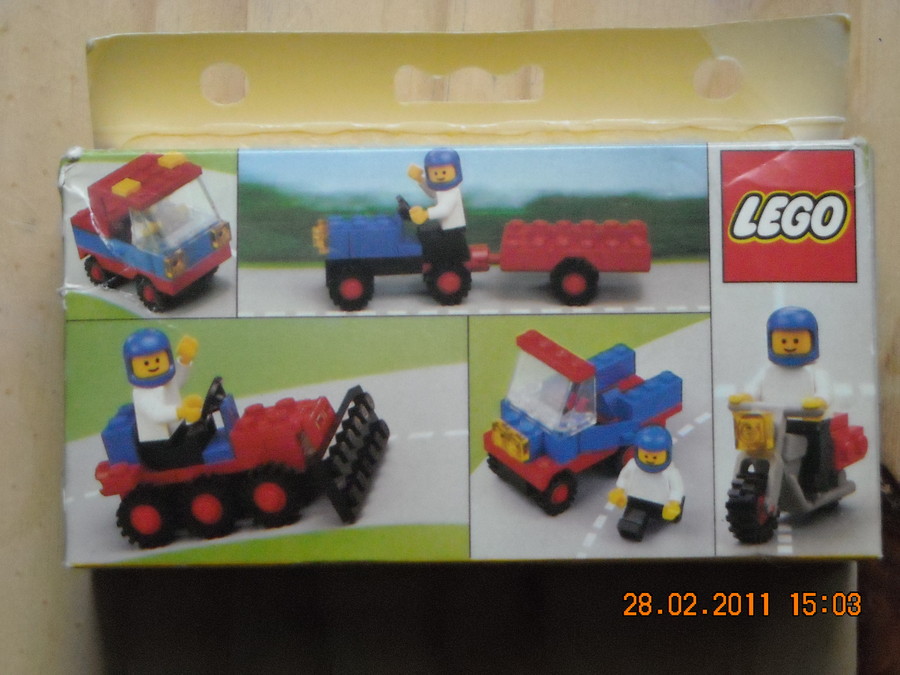 LEGO City 6654 Motorcycle Transport 1983