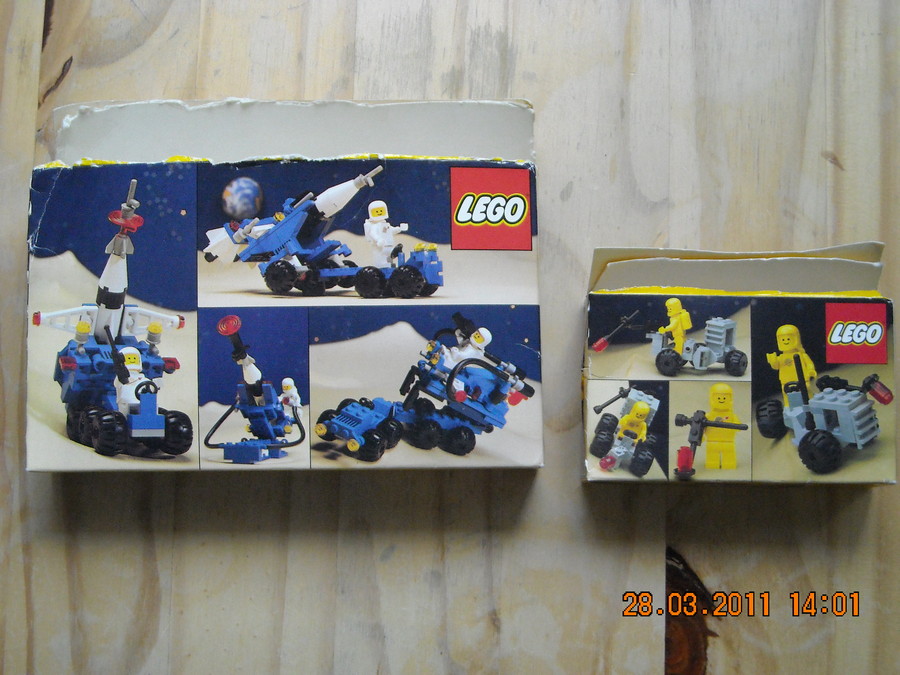 LEGO Space 6881 Lunar Rocket Launcher 1984 6823 Surface Transport 1983