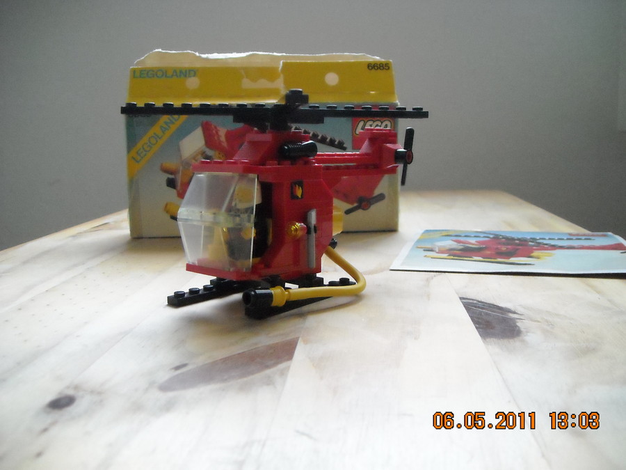 LEGO  City  6685 Fire Copter 1   1982