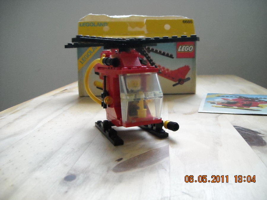 LEGO  City  6685 Fire Copter 1   1982