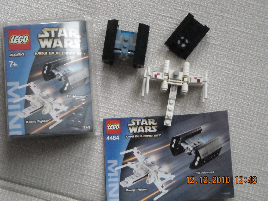 Lego 4484 Star Wars Mini-X-wing Fighter & TIE Advanced 2003