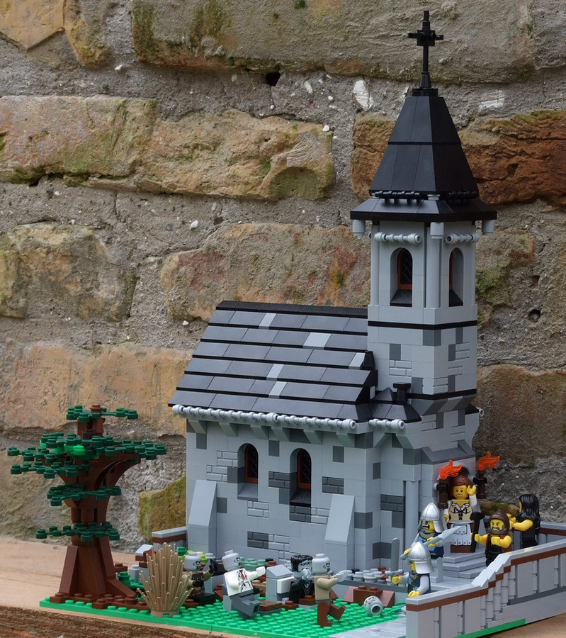 Zombitámadás a templomnál