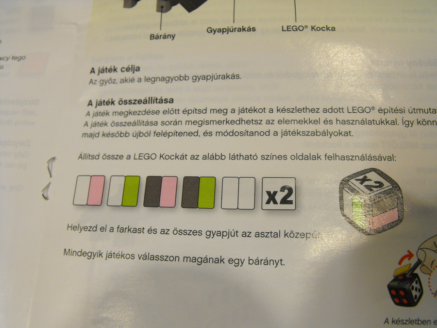 Első Lego társasjátékom