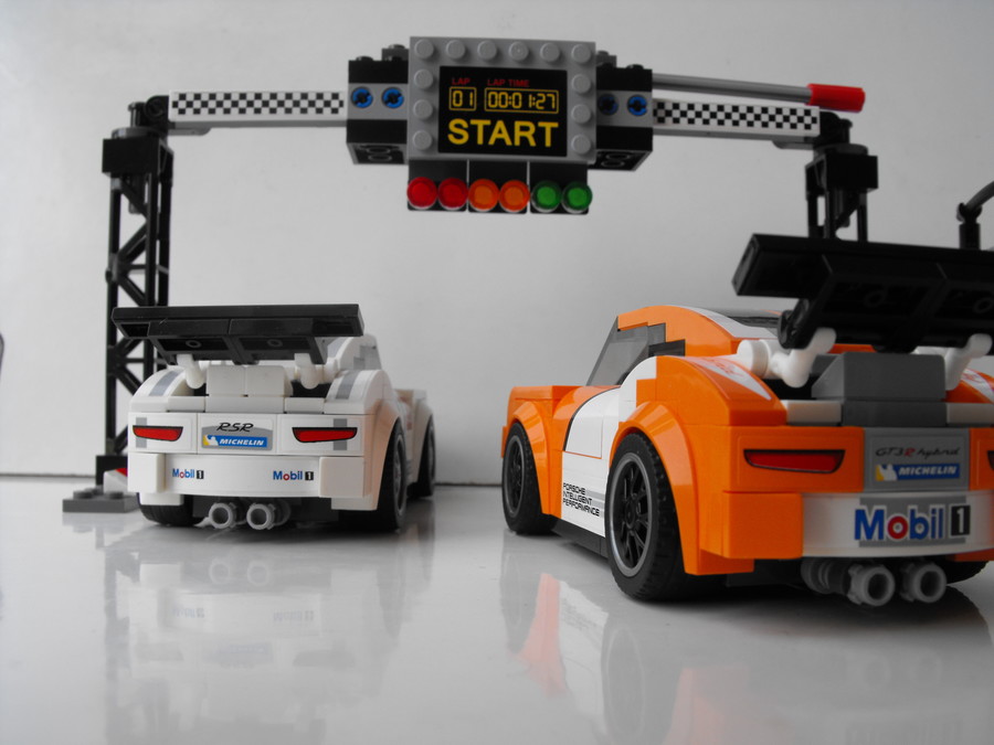 Porsche 911 GT célvonal