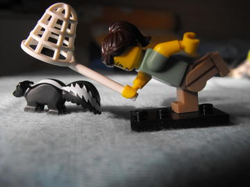 Állatbefogó minifigura