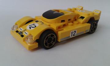 Shell sárga ferrari