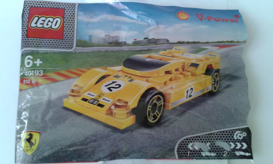 Shell sárga ferrari