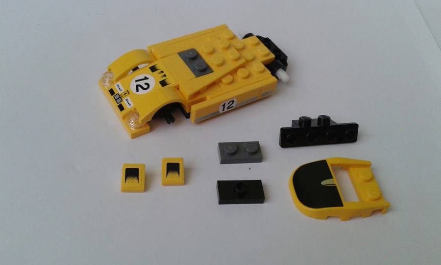 Shell sárga ferrari