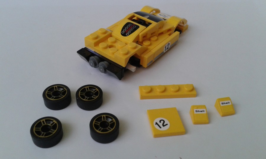 Shell sárga ferrari