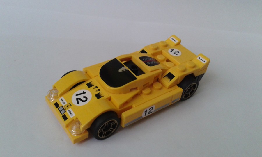 Shell sárga ferrari